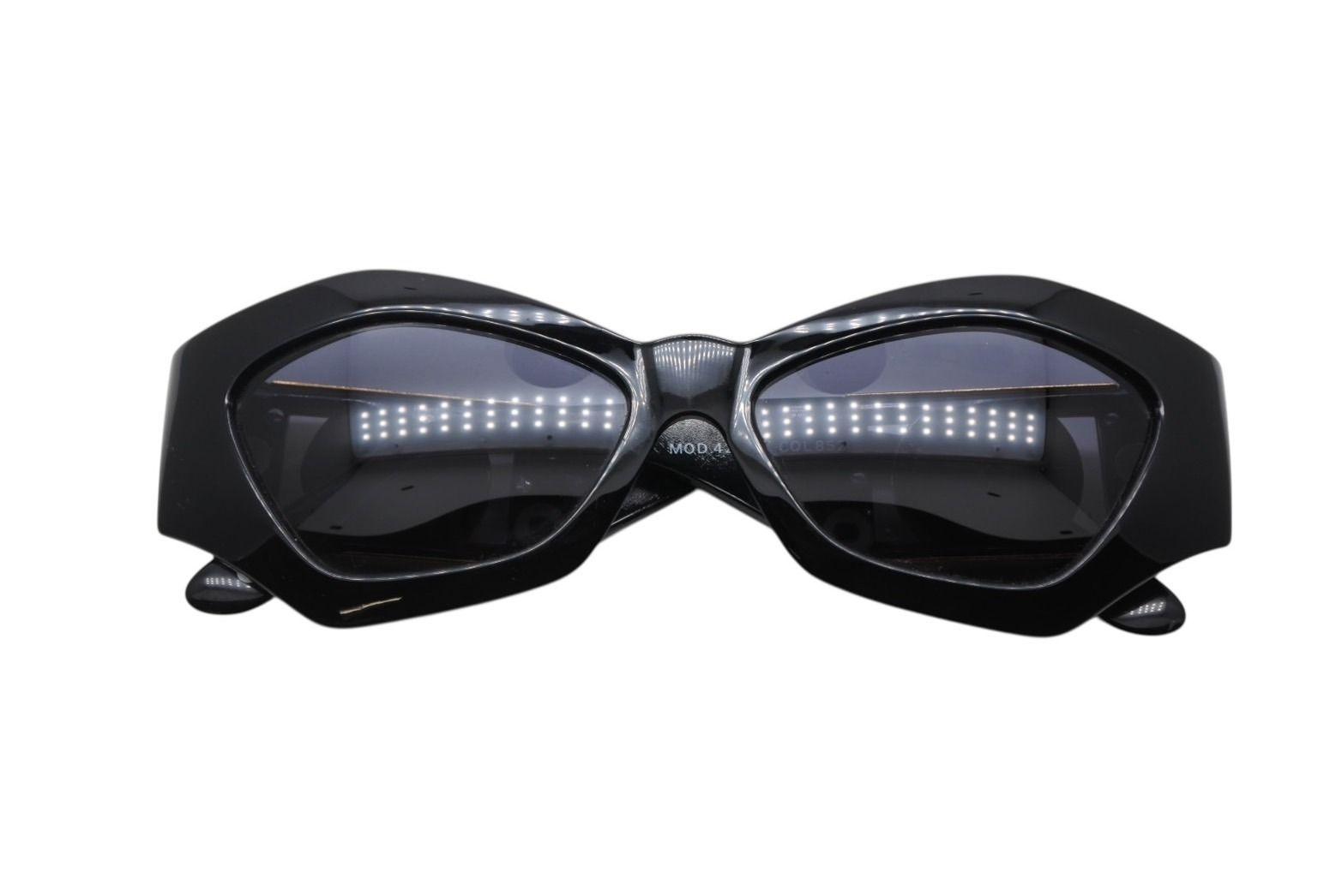 極美品 VERSACE ヴェルサーチ キャットアイ サングラス メドゥーサロゴ