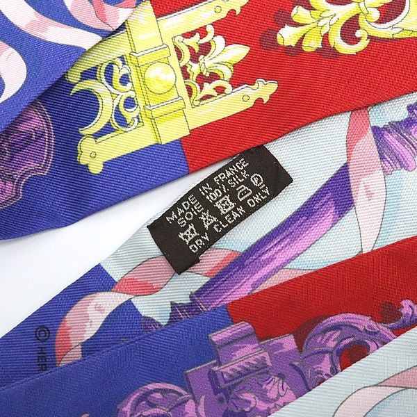 広尾店】 HERMES エルメス ツイリー Ferronnerie 鉄細工 マルチカラー
