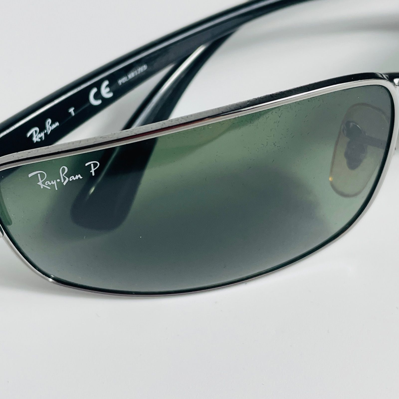 美品】Ray-Ban レイバン 偏光サングラス RB3364 ハイカーブ ケース付 