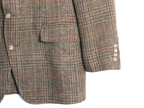 80s USA製 ポロ ラルフローレン ツイード テーラード ジャケット