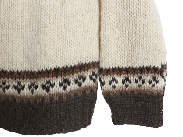 70s 80s ノルディック ニット カーディガン レディース L 程/ 古着  