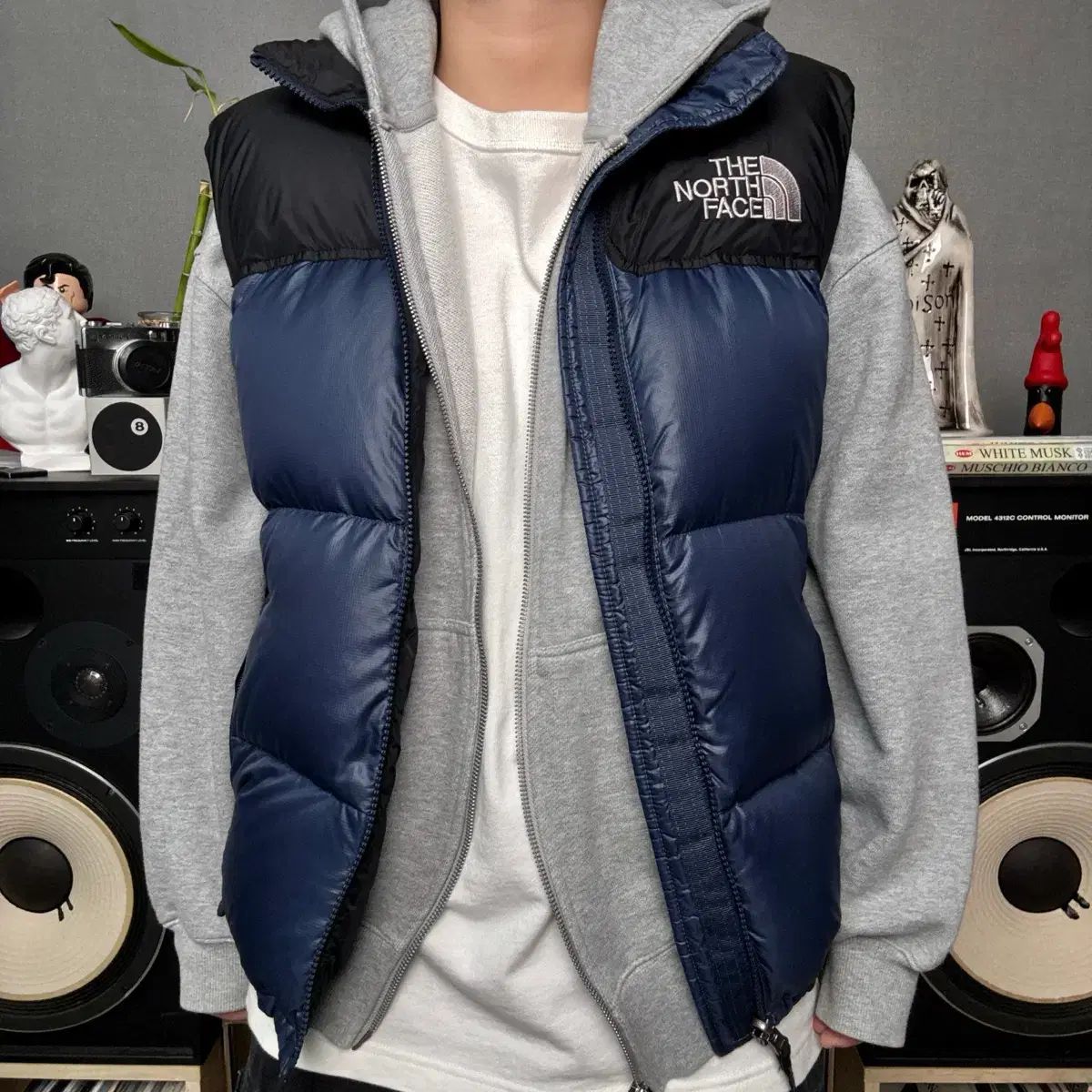 THE NORTH FACE ザノースフェイス ヌプシ ダウン ベスト ネイビー