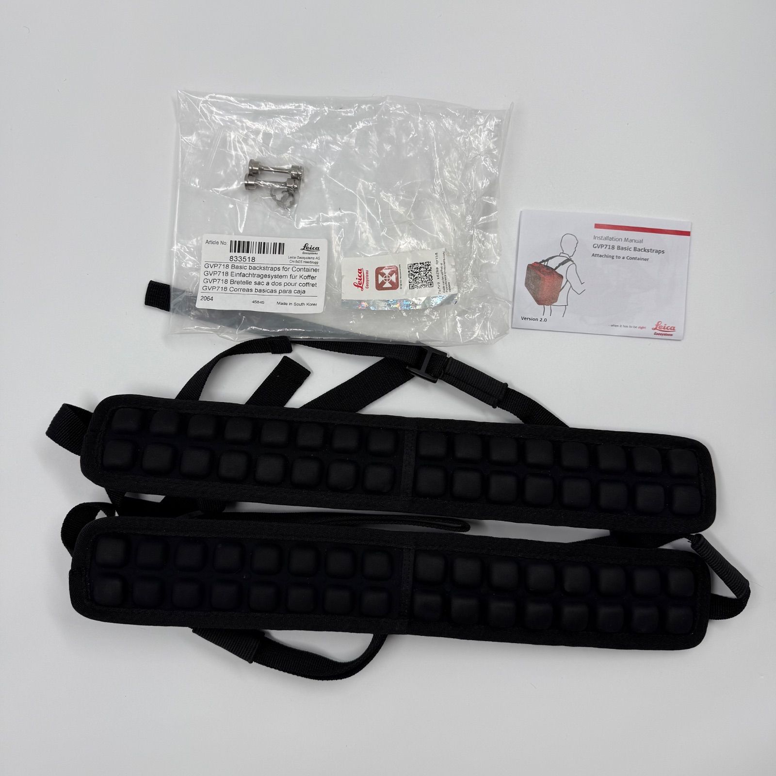 【まとめ買いページ】新品✨Leica リュック　GVP718 Basic backstraps for container　測量機コンテナリュック