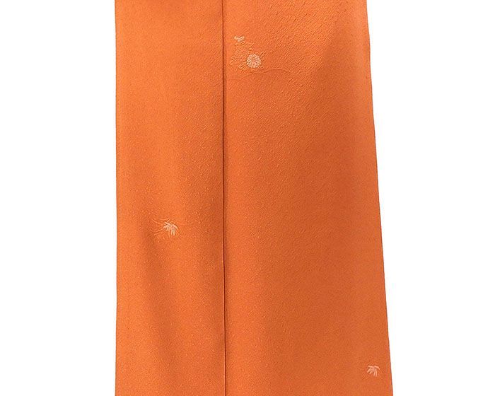 Y2495◇本加賀友禅 柿本市郎落款 手縫い仕立て 正絹 色無地 着物 Y2495◇本加賀友禅 柿本市郎落款 手縫い仕立て 正絹 色無地 着物