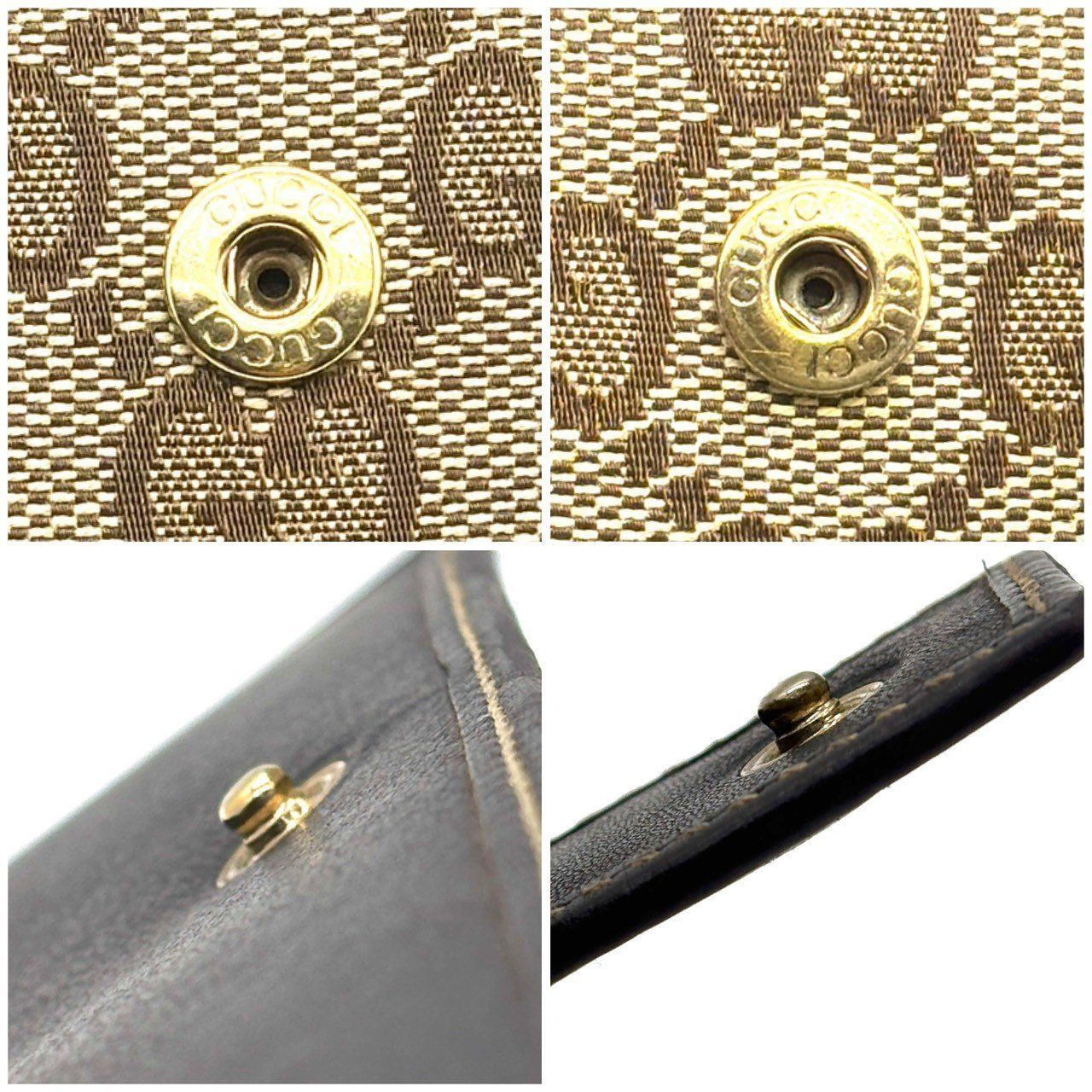 甘さ控えめハート✨ GUCCI グッチ 長財布 GGキャンバス ラブリーハート