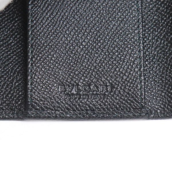 ブルガリブルガリブルガリ マン キーケース ブラック グレインカーフ