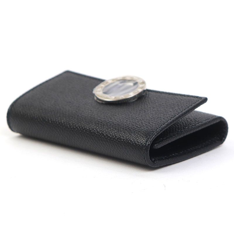 ブルガリブルガリブルガリ マン キーケース ブラック グレインカーフ