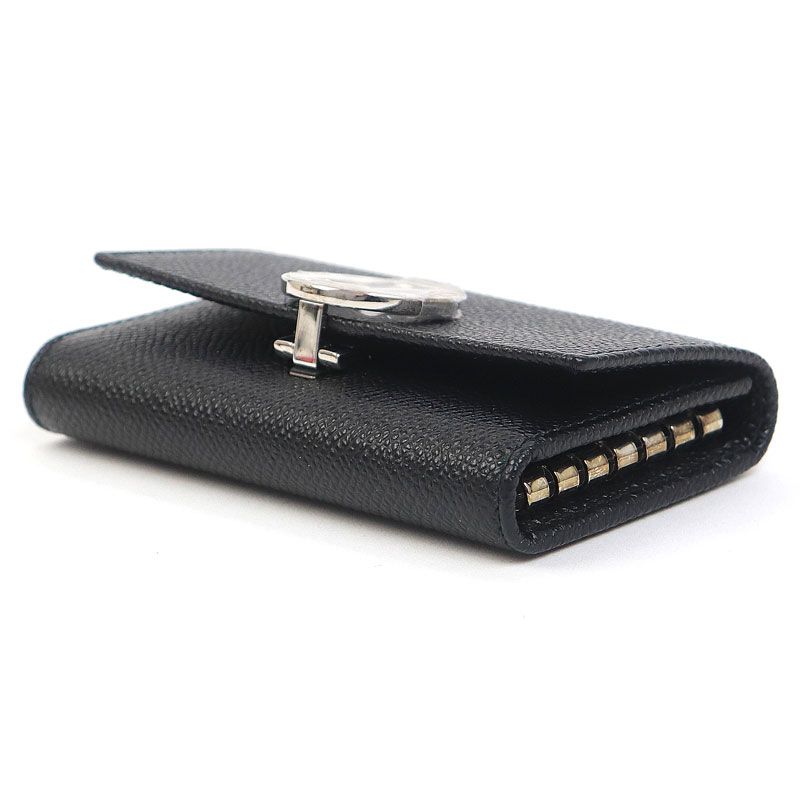 ブルガリブルガリブルガリ マン キーケース ブラック グレインカーフ