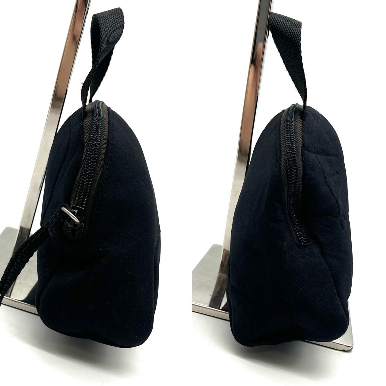 良品】 PRADA sports 00s tech nylon mini half moon handbag unisex 