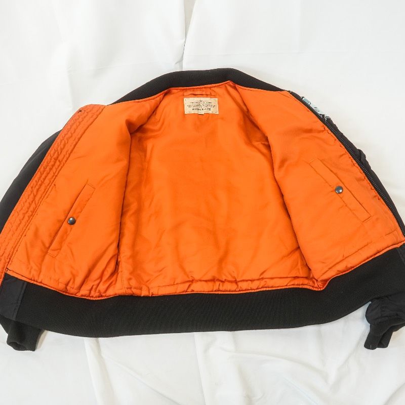 アヴィレックス ディズニー MA-1 ミッキー フライトジャケット Mサイズ □31.2 AVIREX × Disney MA1 ミッキー フライトジャケット AVIREX