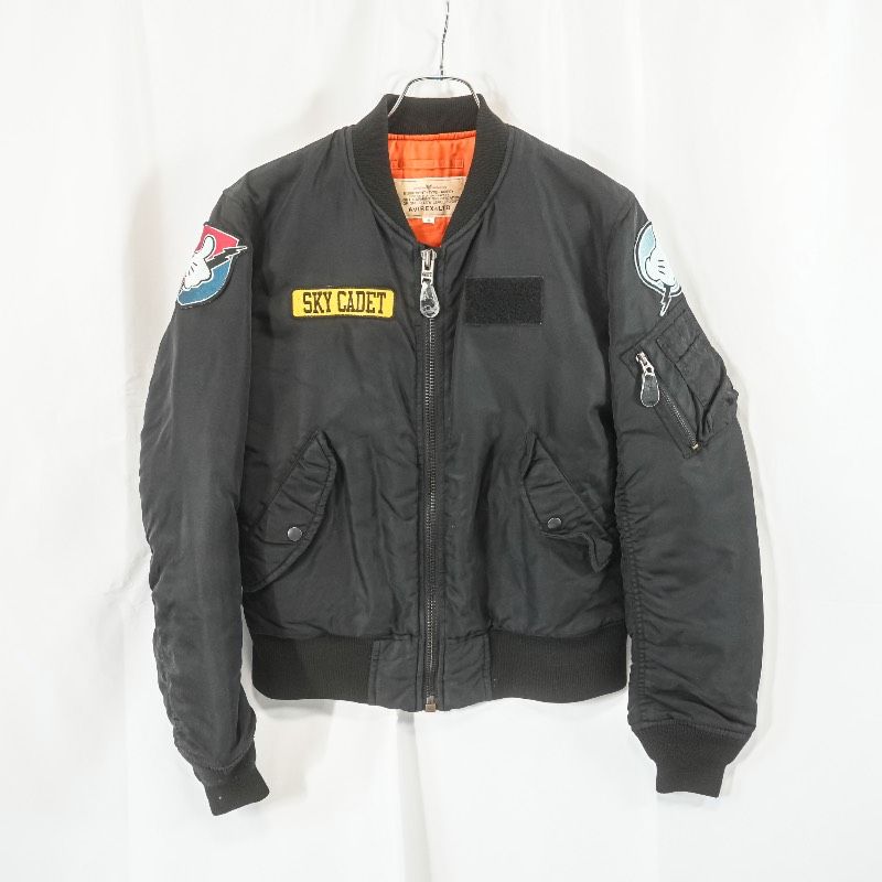 激レア！新品AVIREX アヴィレックス フライトジャケット MA-1　ミッキー 中古・古着通販】AVIREX (アヴィレックス) コラボミッキー刺繍MA-1