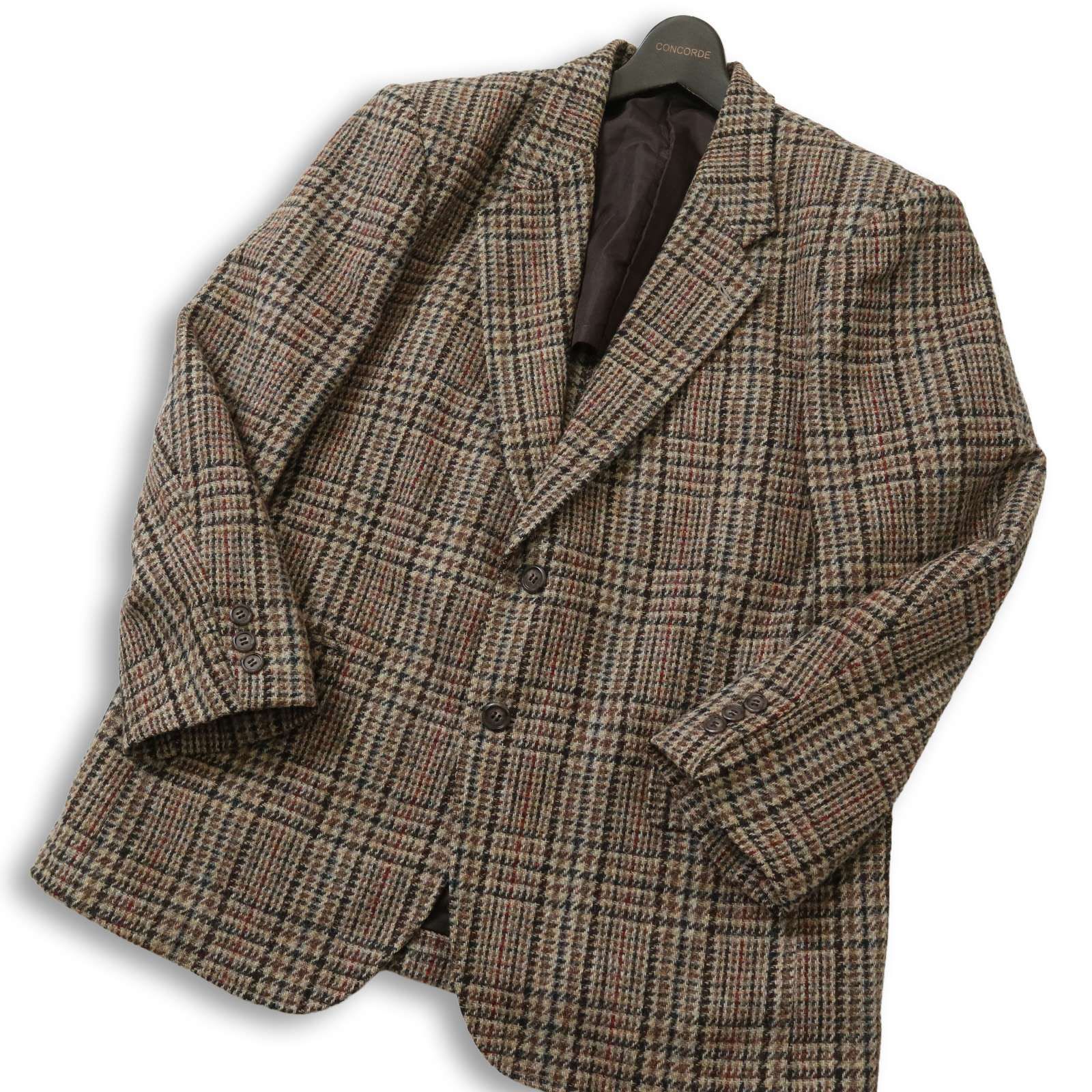 HARRIS TWEED ハリスツイード 秋冬 ウール100％ ツイード☆ チェック 