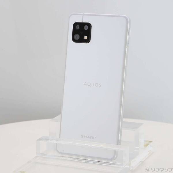 中古品〕 AQUOS sense6 128GB シルバー SH-M19 SIMフリー【269