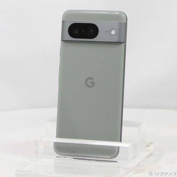中古品〕 Google Pixel 8 128GB ヘーゼル GA048 au SIMフリー【198