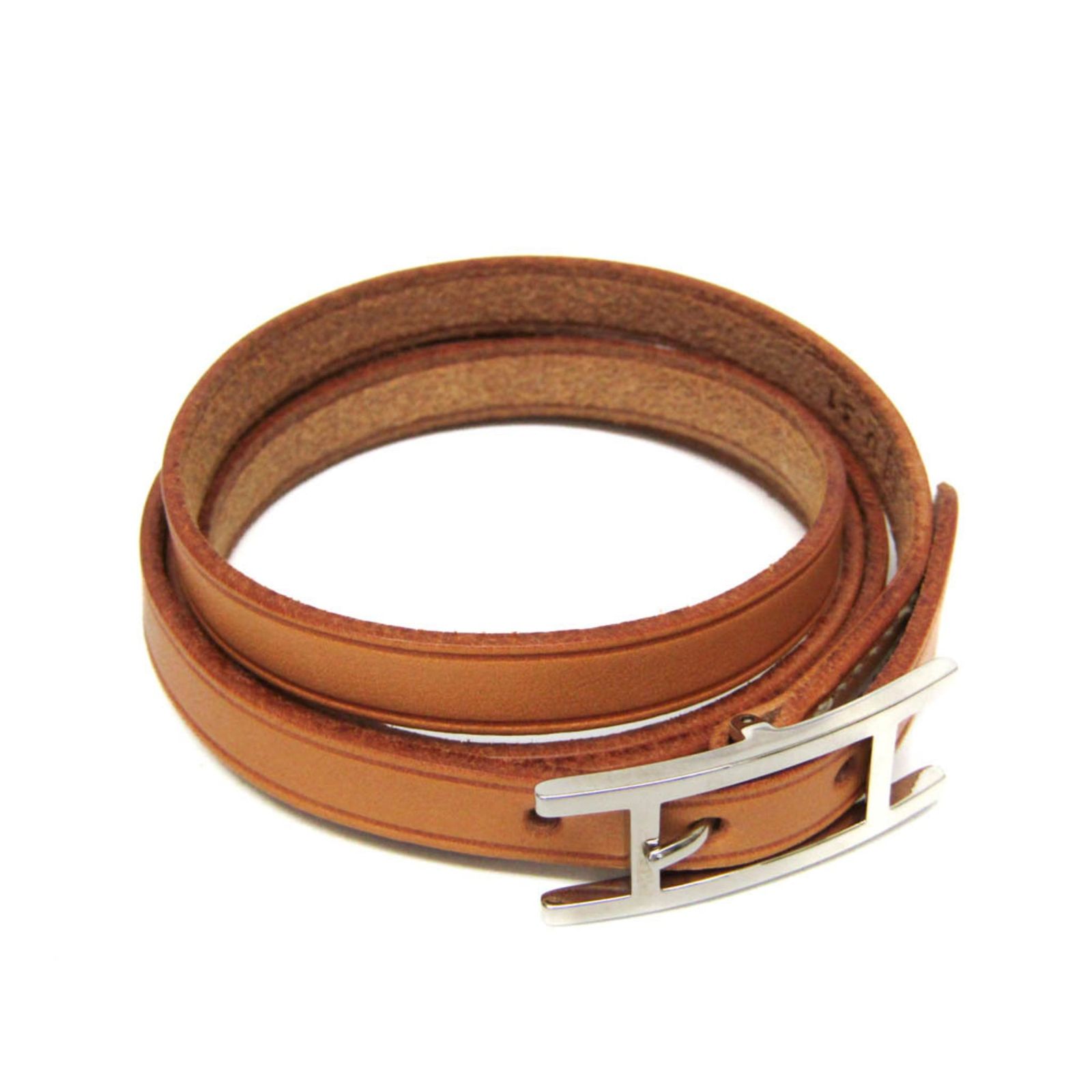 エルメス(Hermes) アピ 4連ブレスレット チョーカー レザー バングル