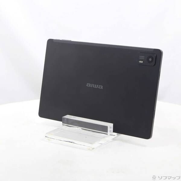 中古品〕 aiwa tab AG10 128GB ブラック JA3-TBA1003 Wi-Fi【262