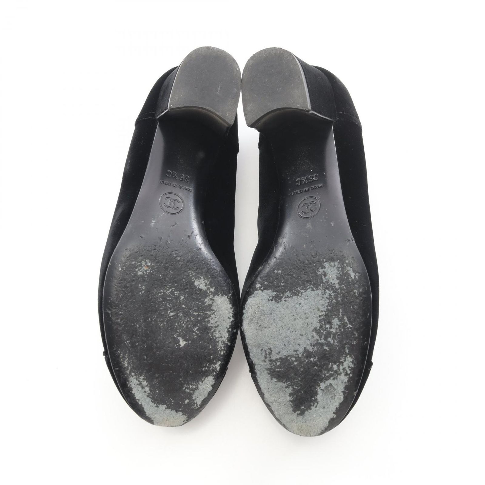 シャネル CHANEL パンプス カメリア ココマーク G31132 ブラック