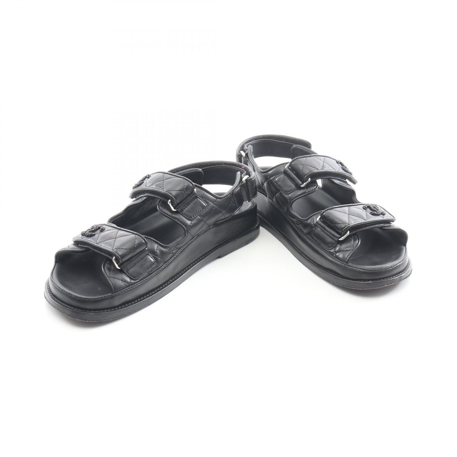 シャネル CHANEL サンダル コンフォート マトラッセ G31848 ブラック