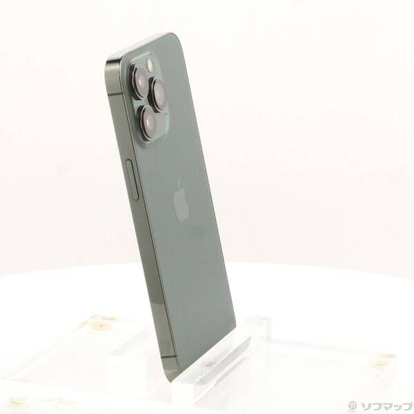 中古品〕 iPhone13 Pro 128GB アルパイングリーン MNDX3J／A SIMフリー