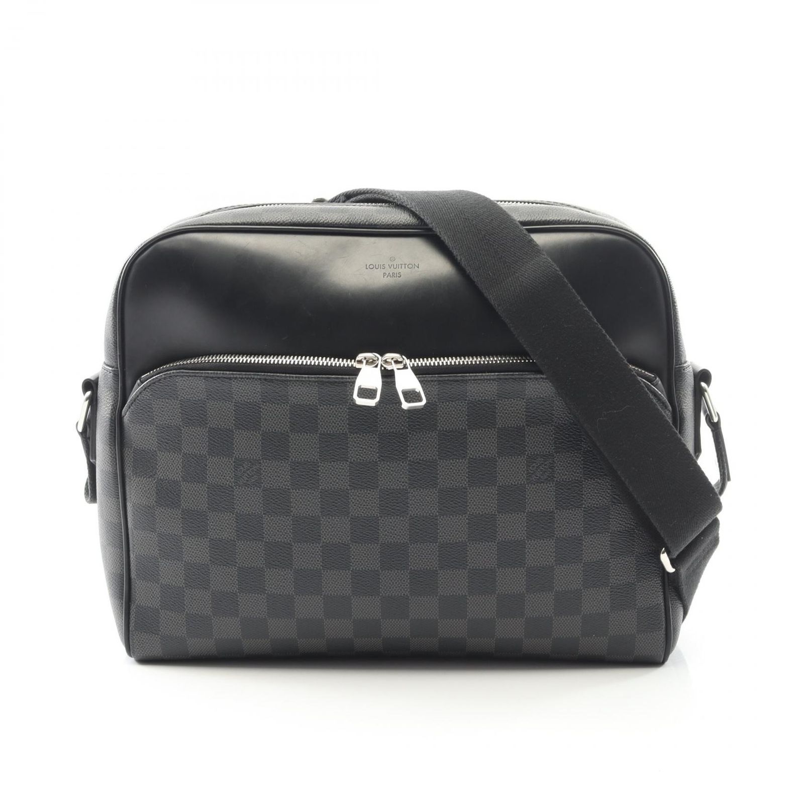 ルイ ヴィトン LOUIS VUITTON ショルダーバッグ デイトンMM N 41409 PVCコーティングキャンバス レザー メンズ B