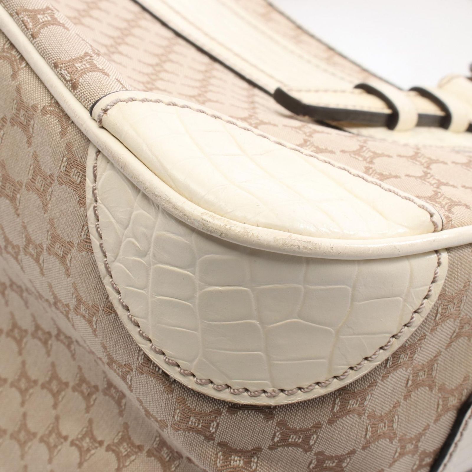 セリーヌ CELINE ハンドバッグ ブギーバッグ マカダム ベージュ