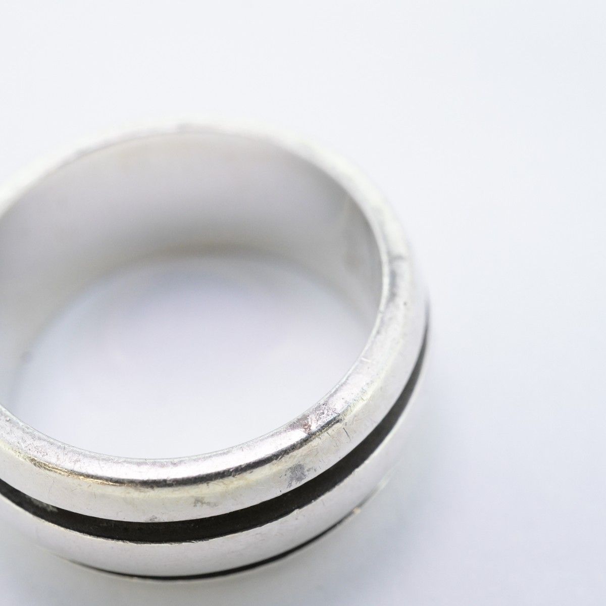 5jpb0600】ティファニー リング グルーブド/ダブルライン シルバー925