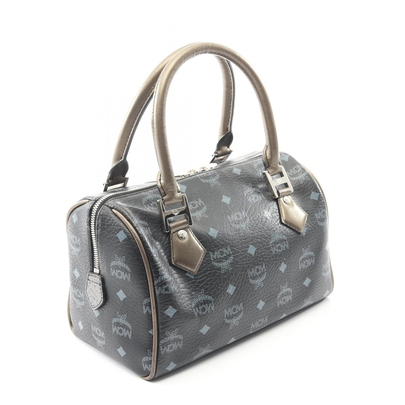 エム・シー・エム MCM ハンドバッグ ヴィセトス ネイビー レザー