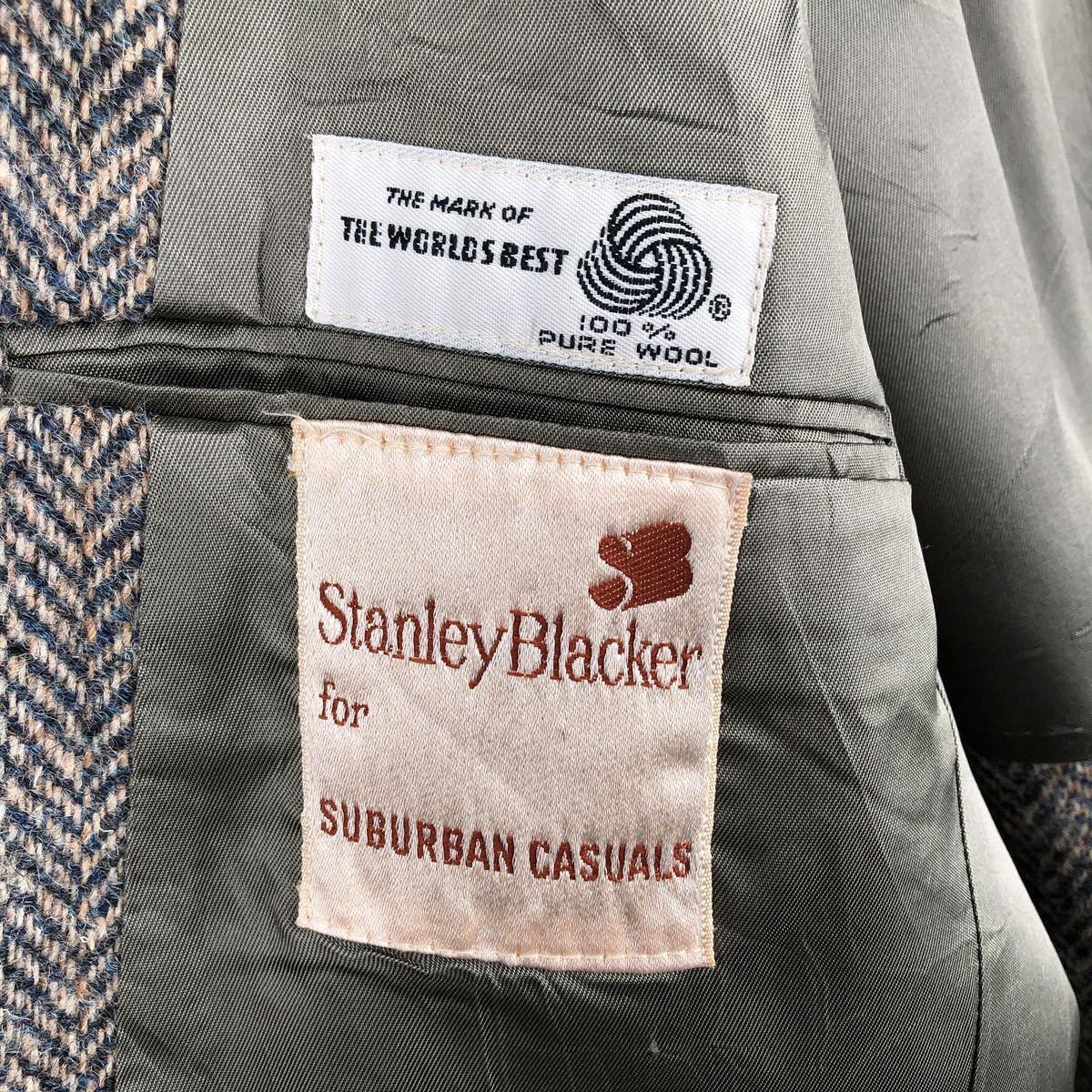 古着 80~90年代 Stanley Blacker SUBURBAN CASUALS Harris Tweed 