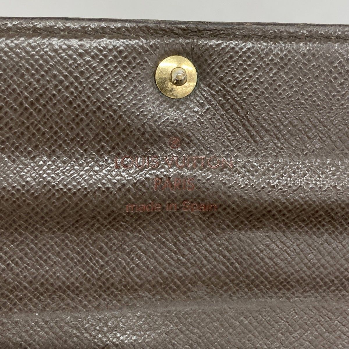 ルイヴィトン ポルトフォイユサラ ダミエ エベヌ 2つ折り長財布 N61734 LOUIS VUITTON（ルイ・ヴィトン） 中古 ポルトフォイユ・サラ ダミエ