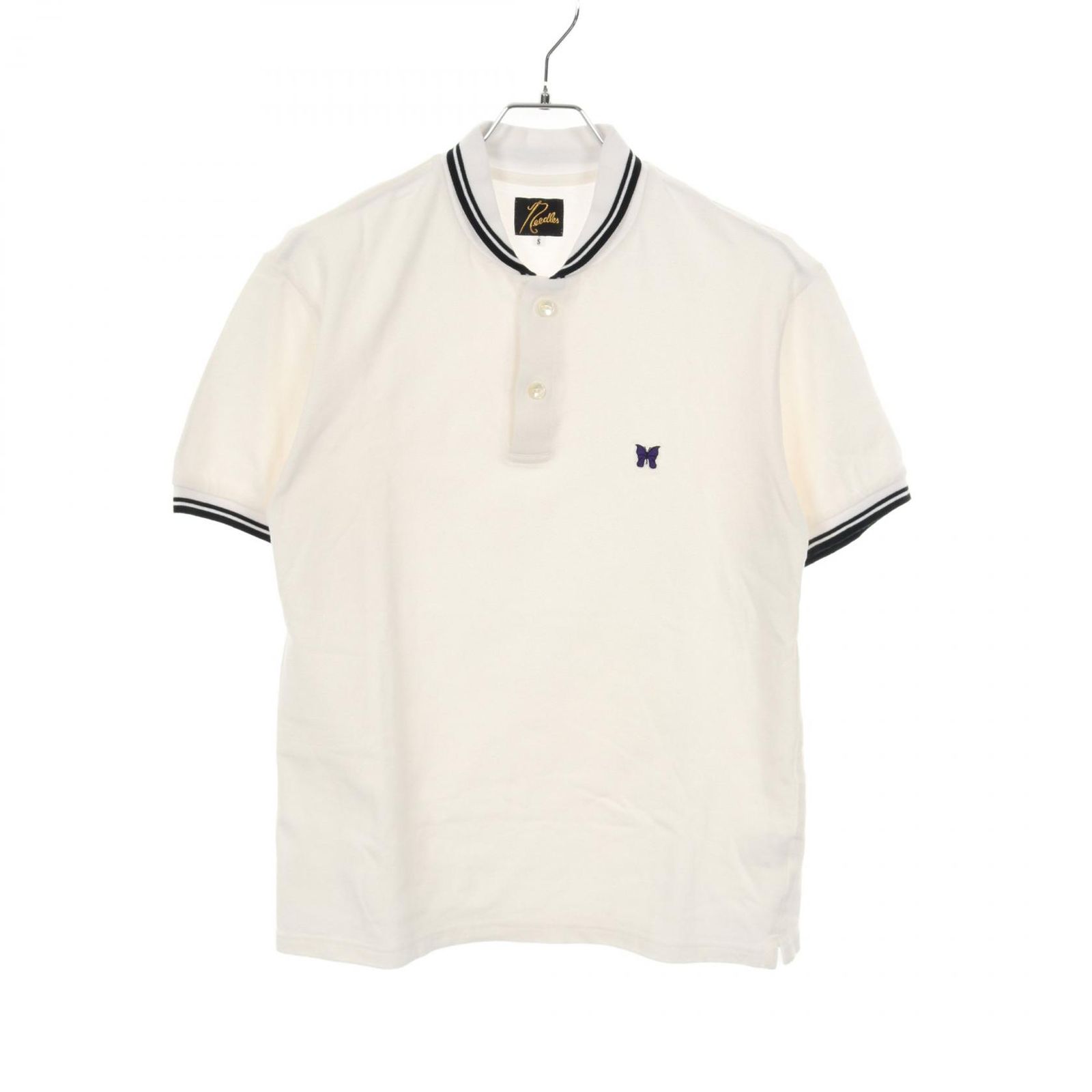 ニードルス Needles ポロシャツ Shawl Collar S/S Polo ホワイト