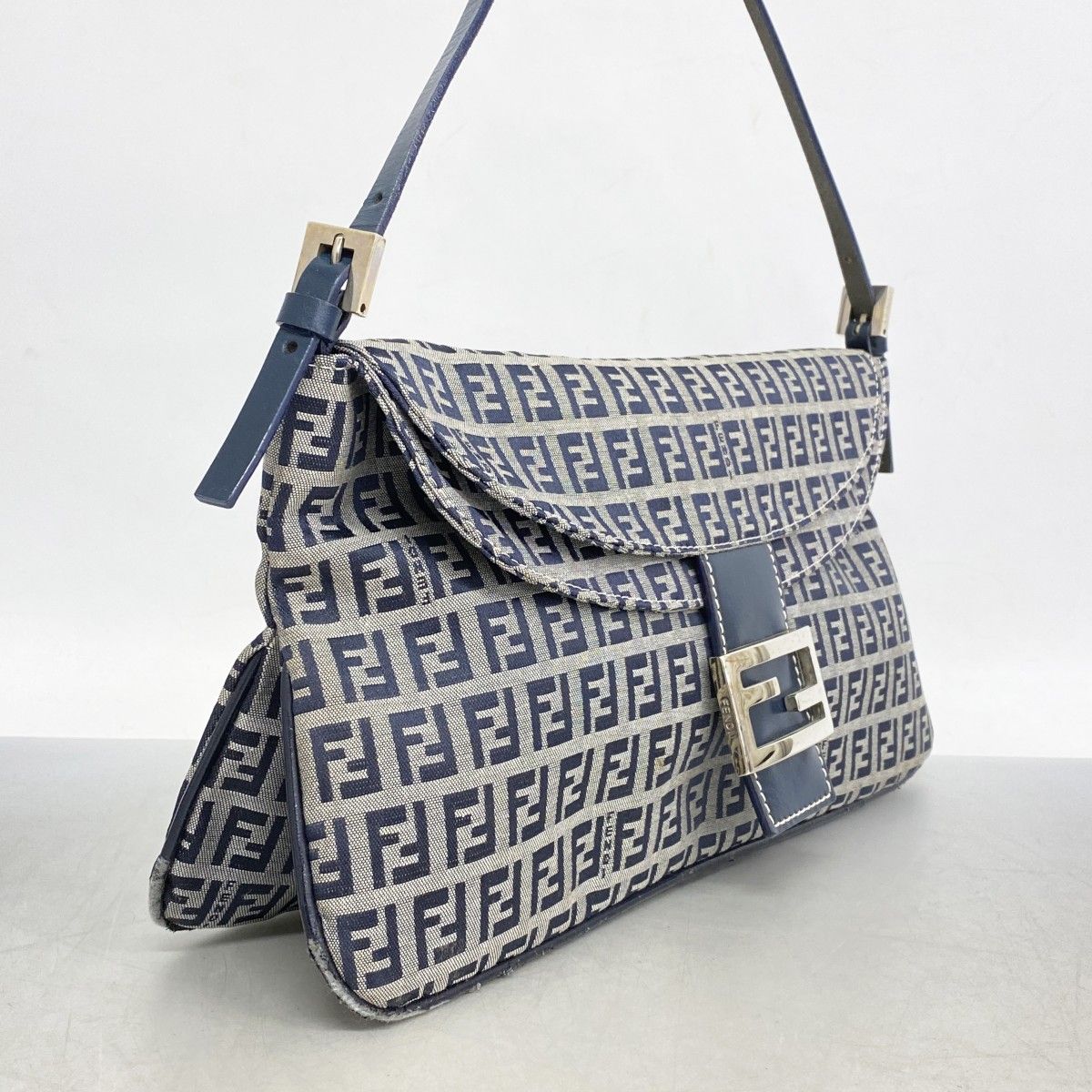 5pd6492】フェンディ ハンドバッグ ズッキーノ ナイロンキャンバス