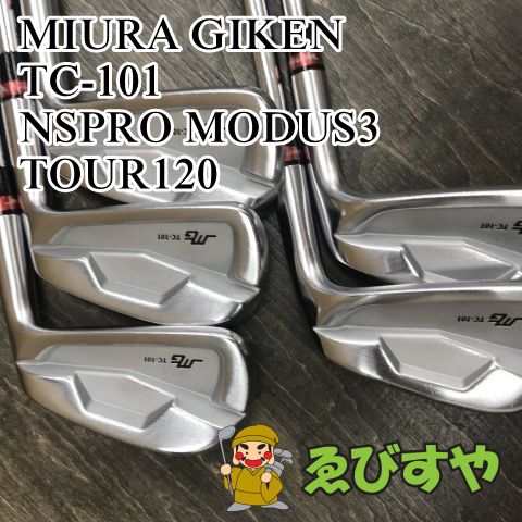 狭山□【中古】 アイアンセット 三浦技研 TC-101 NSPRO MODUS3 TOUR120