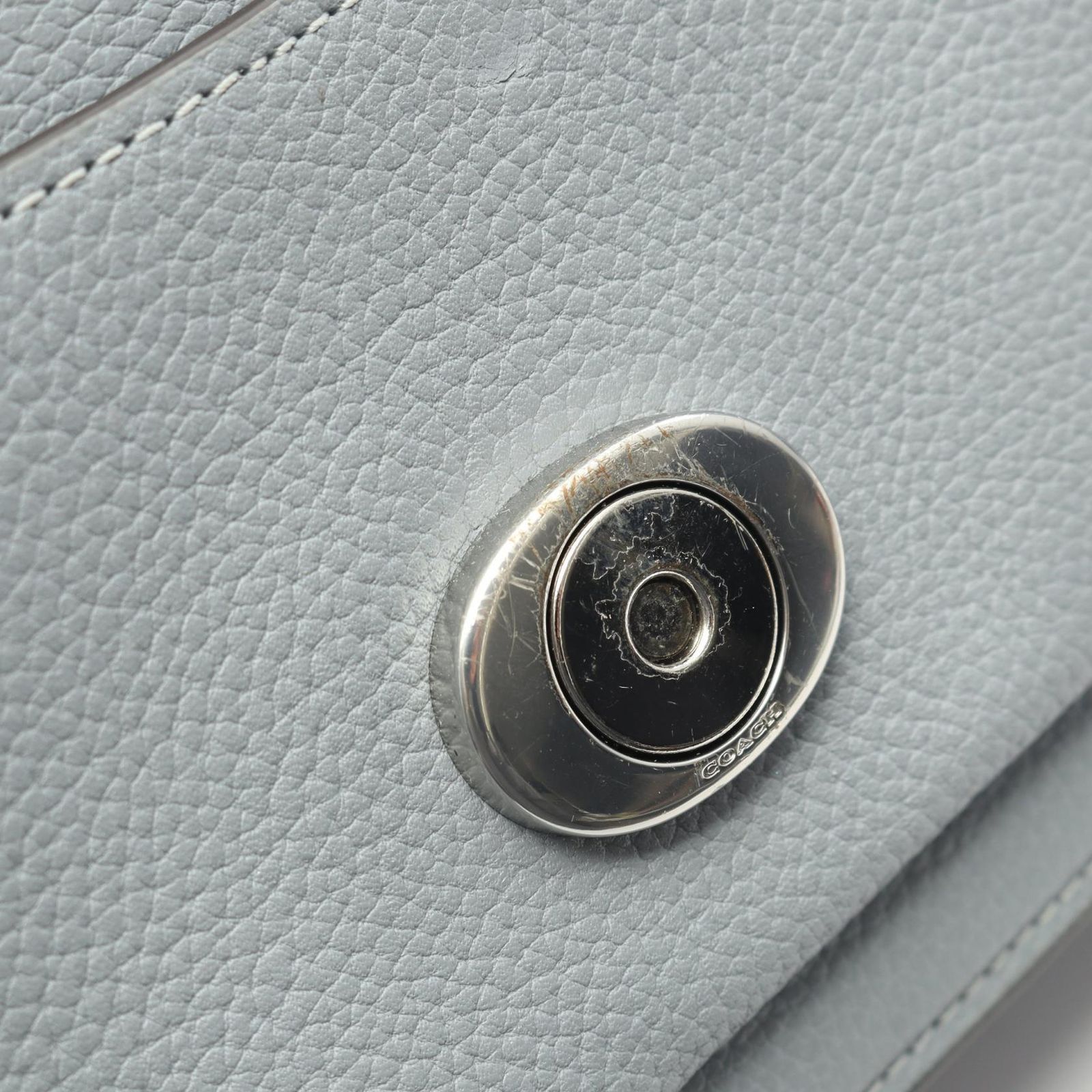 コーチ COACH ハンドバッグ タビー CH735 ブルーグレー レザー タビー