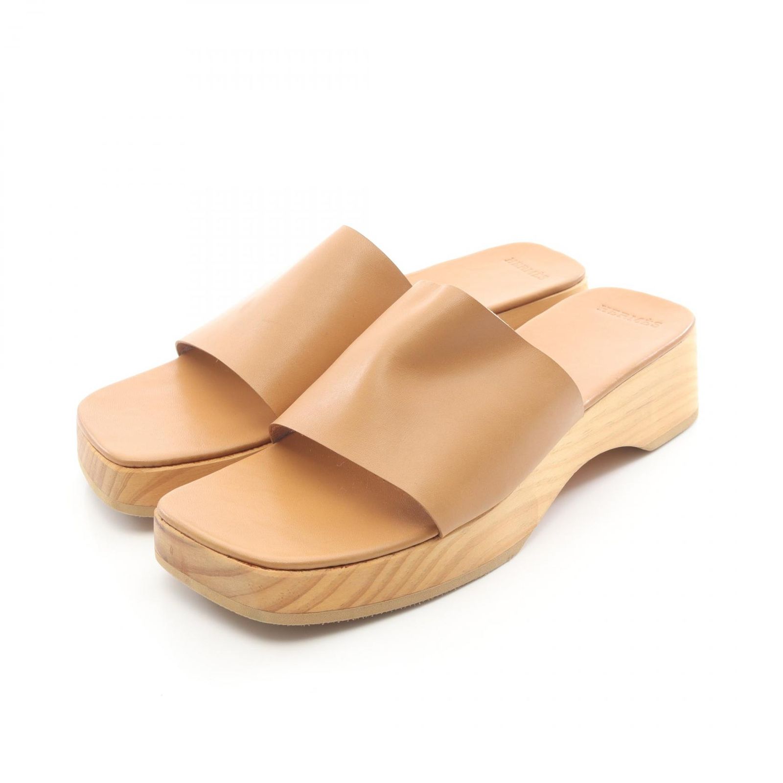 エルメス HERMES サンダル レザー シューズ サンダル/ベージュ#41