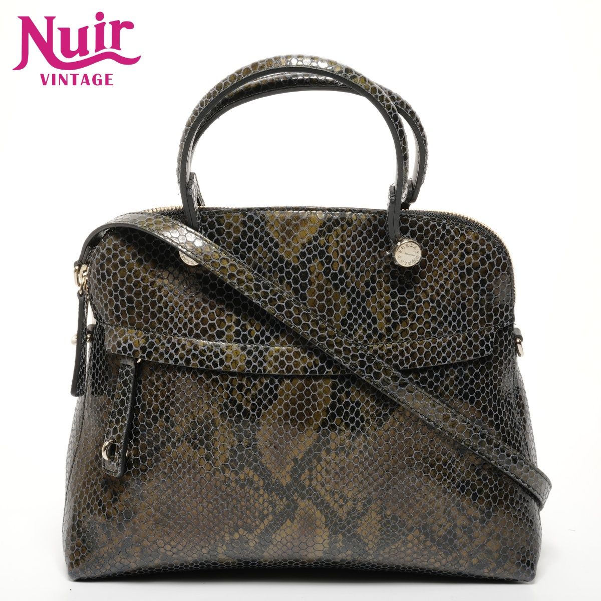 その他ブランド ハンドバッグ FURLA フルラ パイソン 2way【中古 