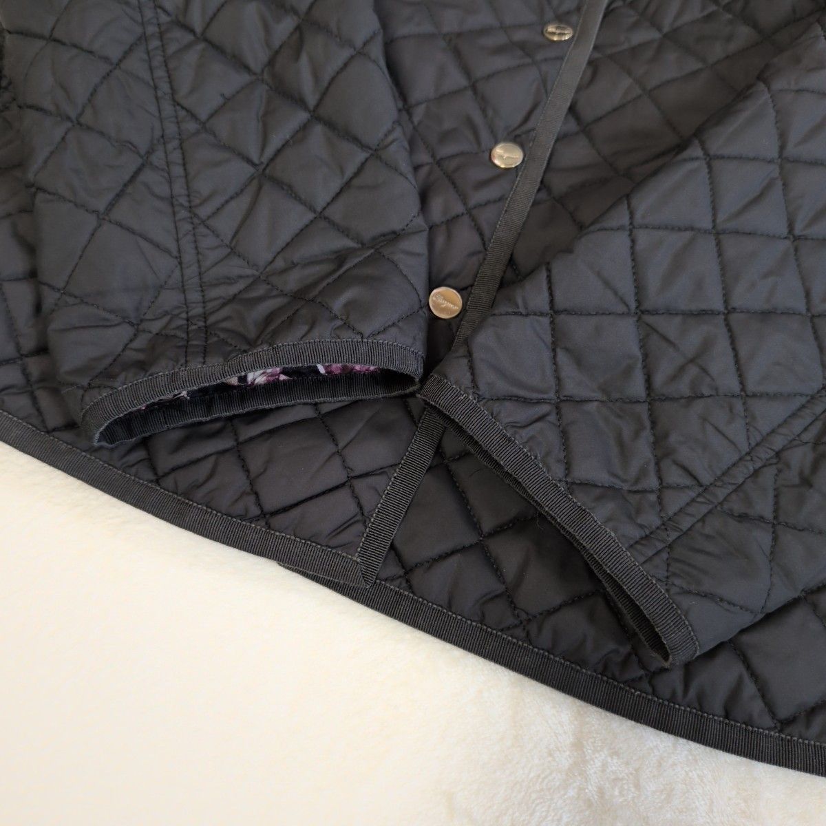 XXL相当 サルヴァトーレフェラガモ レザージャケット キルティング ガンチーニ XXL相当 サルヴァトーレフェラガモ レザージャケット キルティング