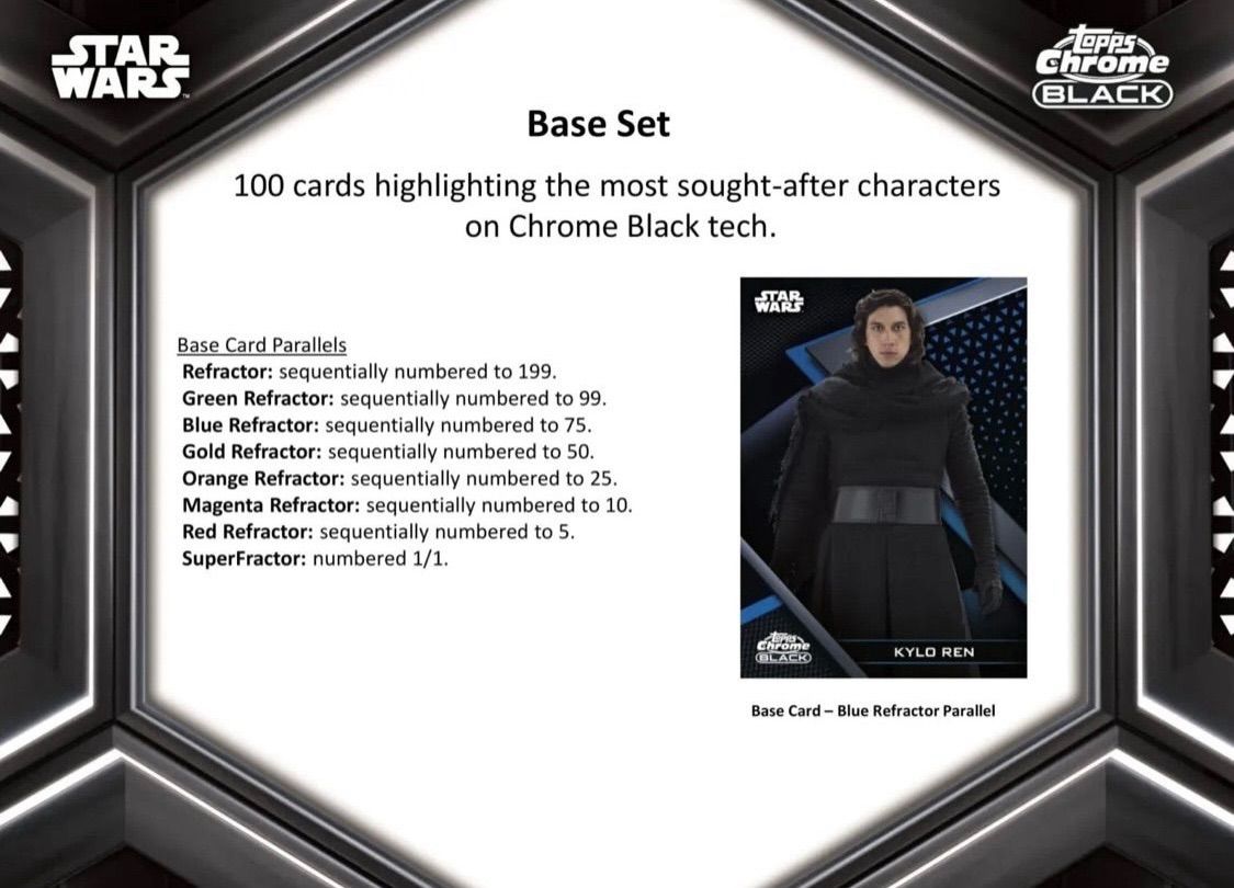 新品未開封 2Boxセット】2022 Topps Star Wars Chrome Black - メルカリ