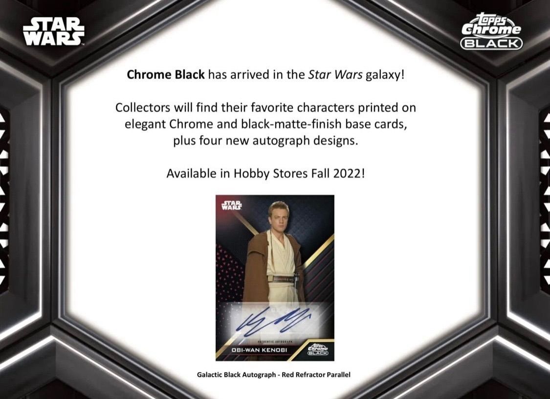 新品未開封 2Boxセット】2022 Topps Star Wars Chrome Black - メルカリ