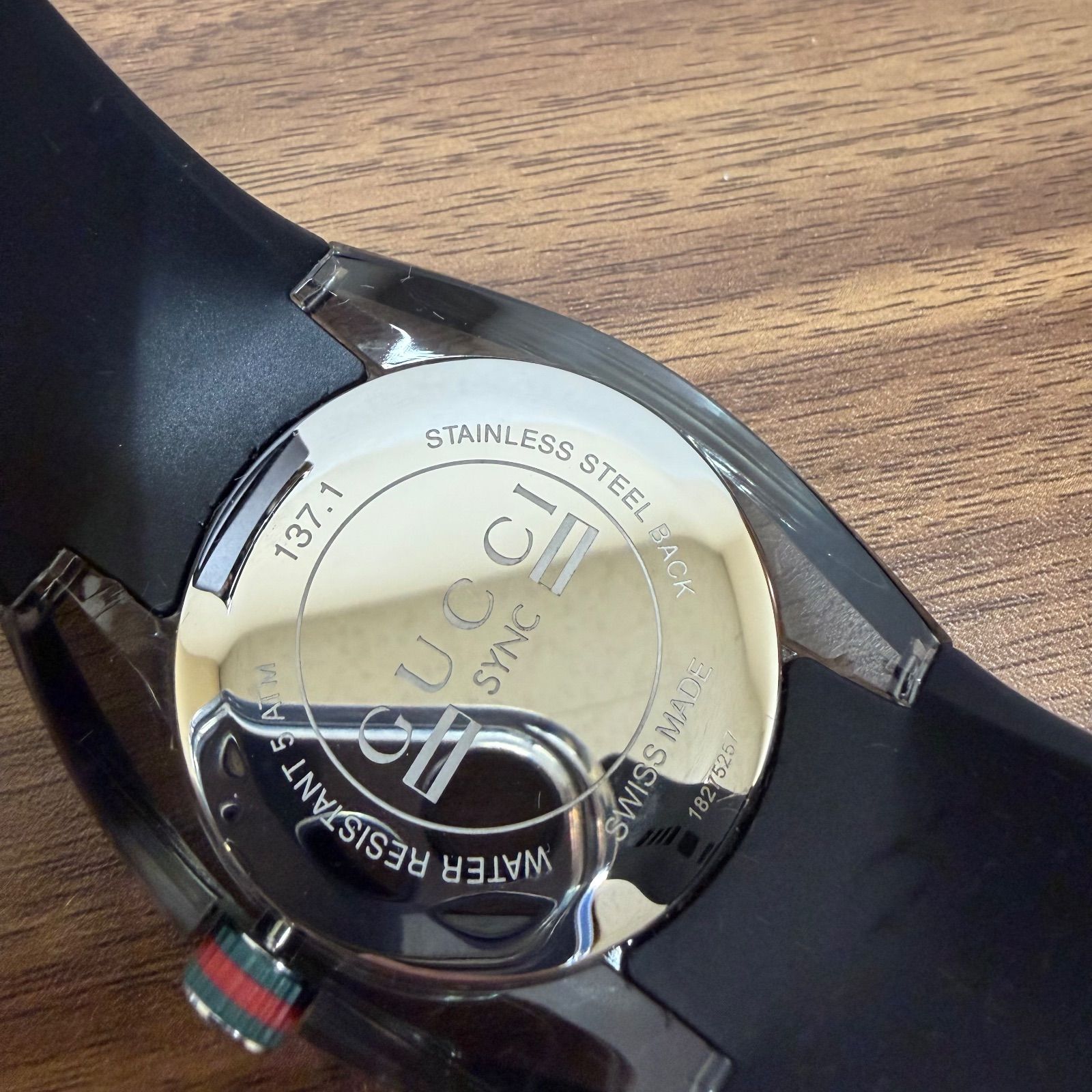 ◎GUCCI グッチ 腕時計 シンク SYNK 137.1 稼動品 インターロッキングG