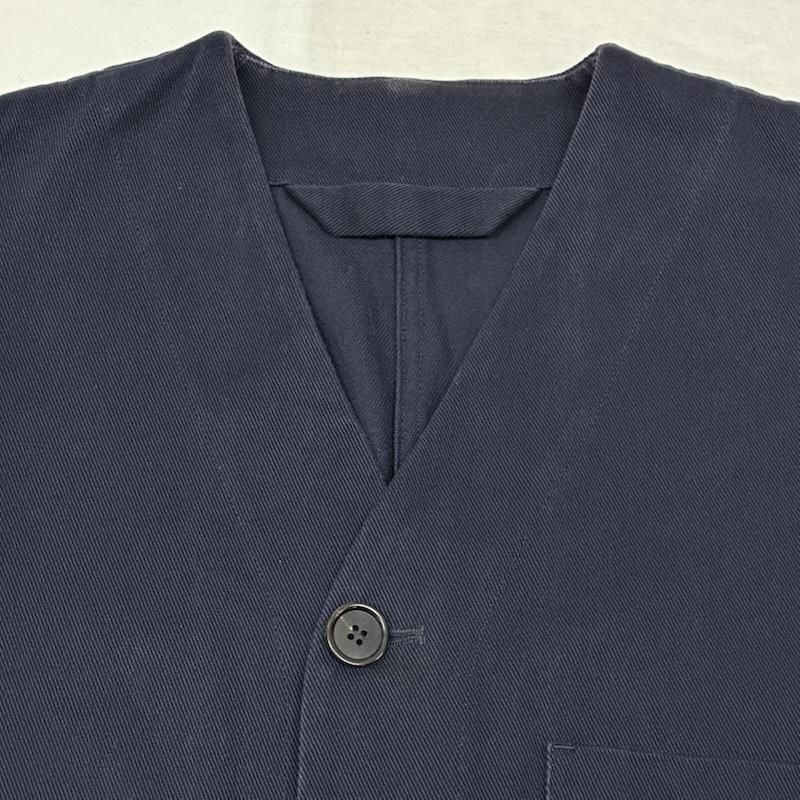 アクネストゥディオズ 17ss コットン ノーカラー カバーオール ワーク