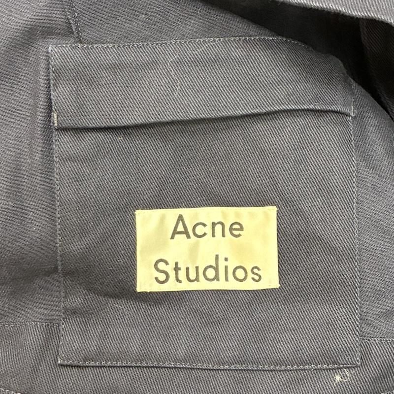 アクネストゥディオズ 17ss コットン ノーカラー カバーオール ワーク