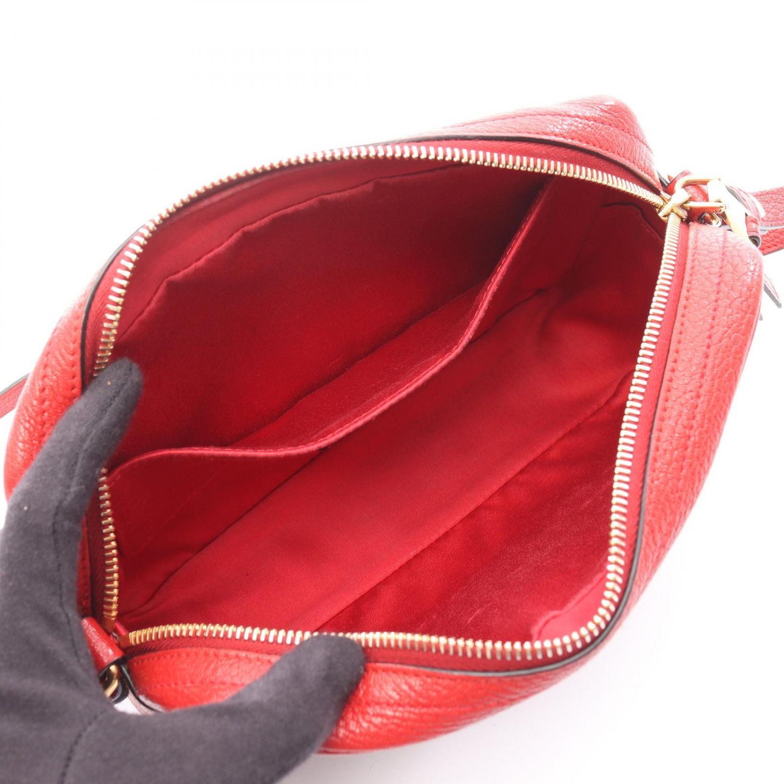 ミュウ ミュウ Miu Miu ショルダーバッグ miu miu × MM(Paris) レッド