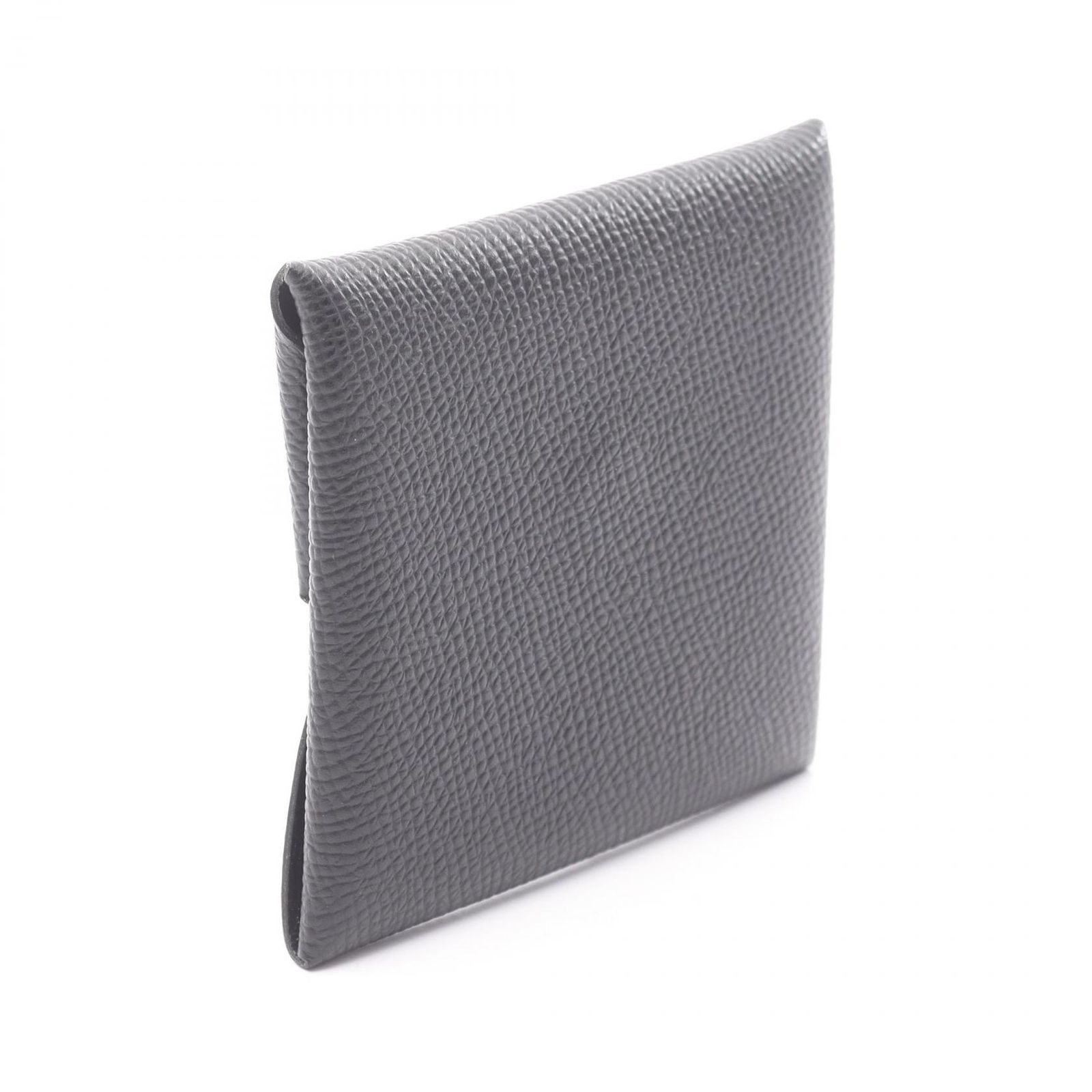 エルメス HERMES コインケース バスティア ブラック レザー バスティア