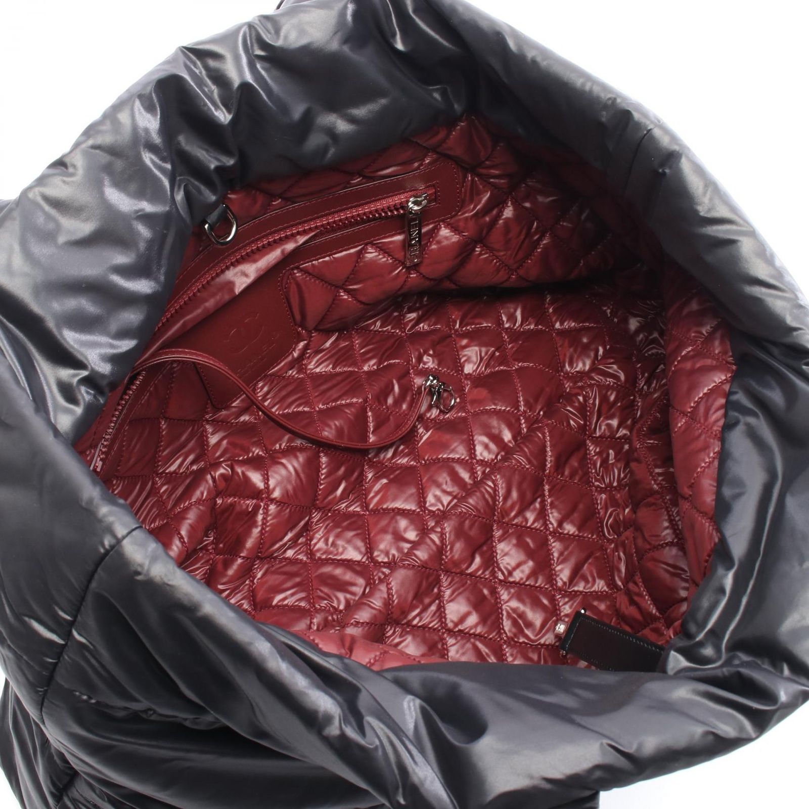 シャネル CHANEL トートバッグ コココクーン ブラック ナイロン レザー