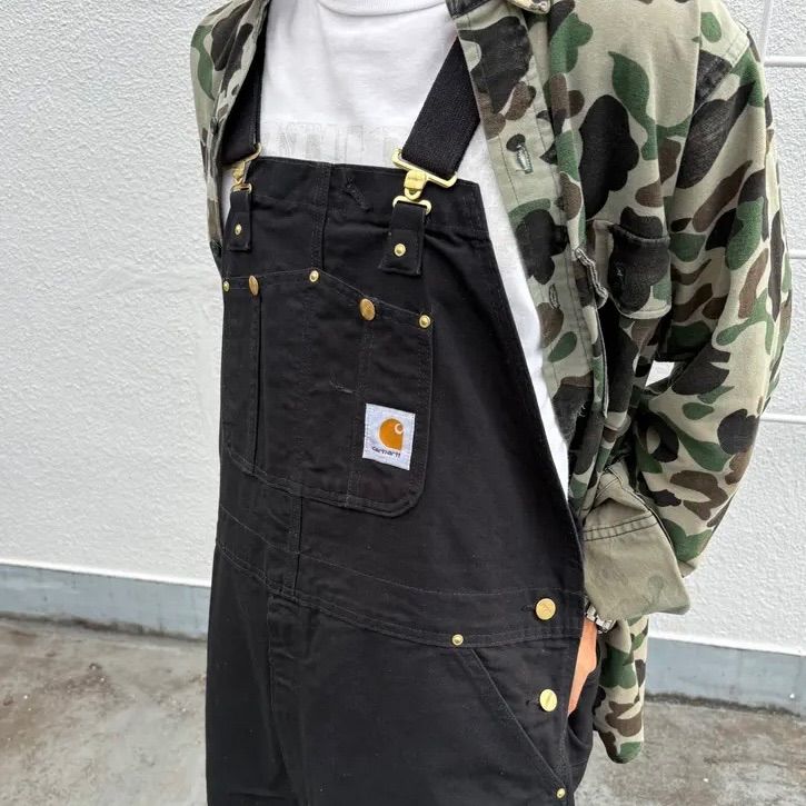 Carhartt / カーハート ダブルニー ダックオーバーオール ブラック