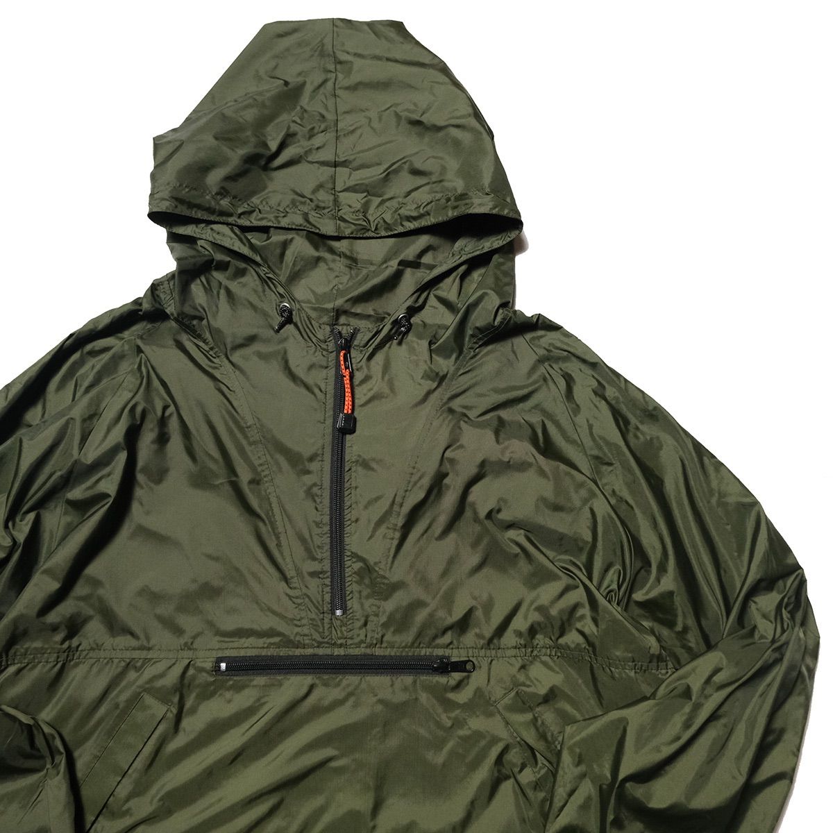90 s ギャップ GAP ナイロン アノラックパーカー 濃緑系 XL ODグリーン系 プルオーバー フード 90年代 旧タグ オールド 1998年製 アメリカ古着 ビンテージ ヴィンテージ