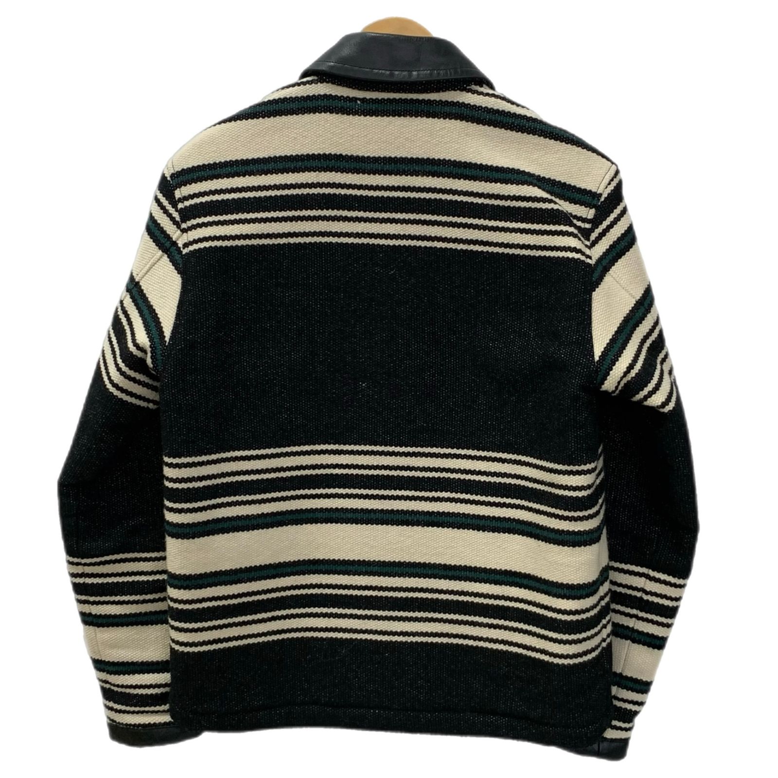 キャリー CALEE 15AW メルトンウールボーダージャケット MELTON WOOL 