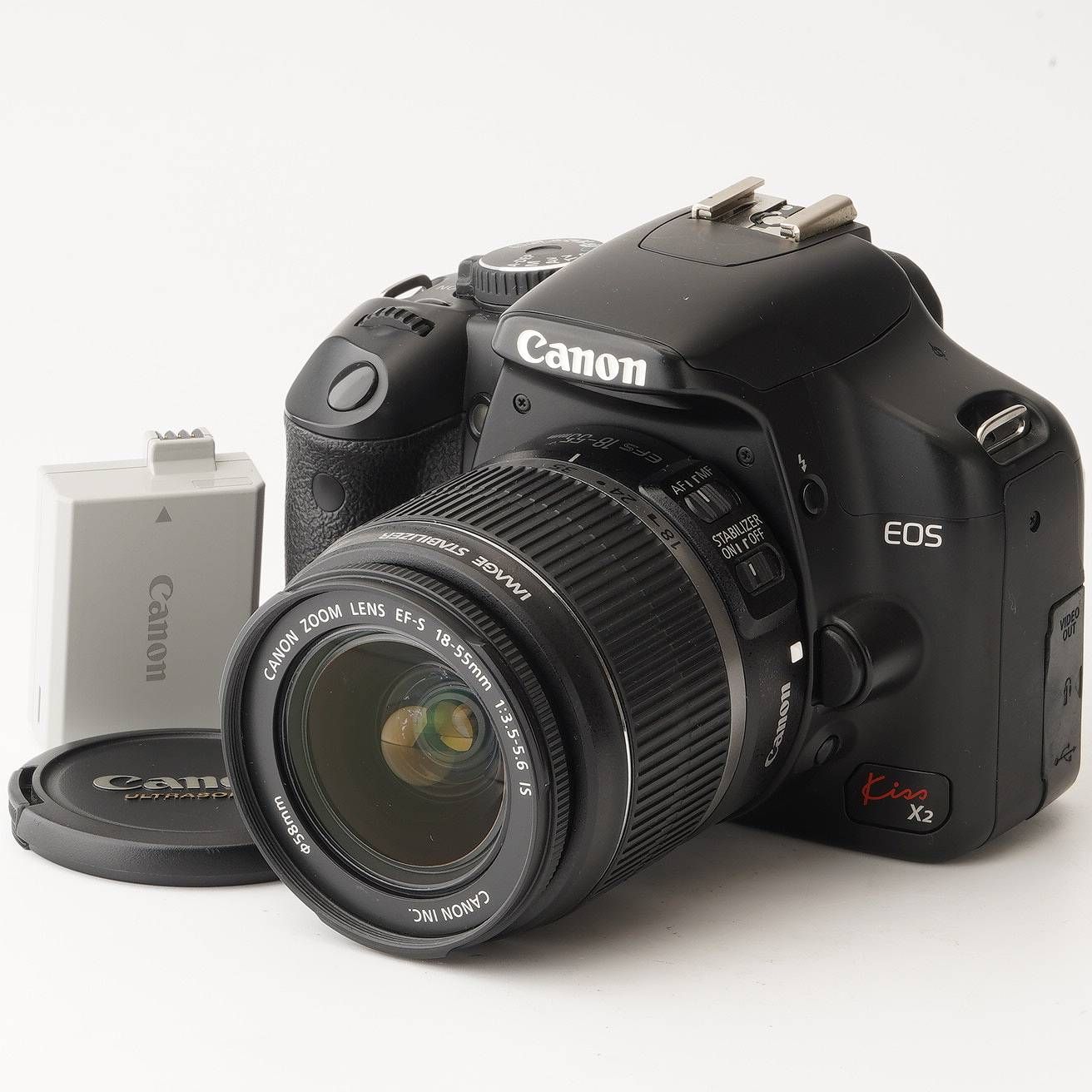 キヤノン Canon EOS kiss X2 / EF-S 18-55mm F3.5-5.6 IS - メルカリ