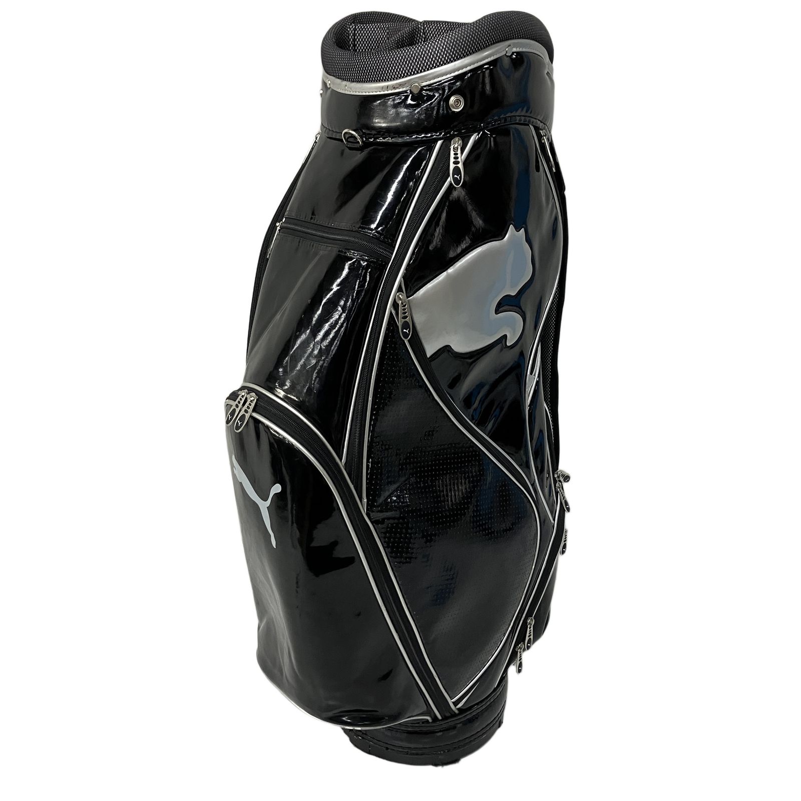 PUMA/プーマ ゴルフ キャディバッグ９型【ブラック】中古！ h*e様 PUMA プーマ ゴルフ キャディバッグ9型【ブラック】美品