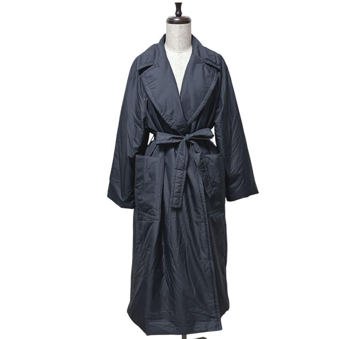 Ballsey 定価4.4万 パデットタフタ ベルテッドコート 36 ブラック